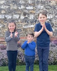 George, Charlotte et Louis rendent hommage au personnel soignant