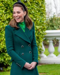 Kate Middleton : en déplacement en Irlande, elle ose le total look vert