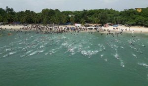 Sénégal: participation record pour la traversée à la nage Dakar-Gorée