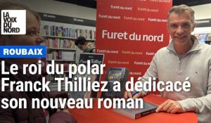 Franck Thilliez en dédicace au Furet du Nord de Roubaix