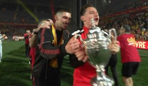 Football: Lens tient sa première Coupe de France