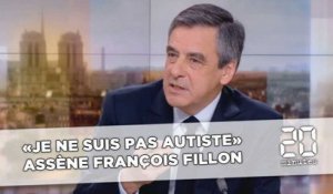 Invité de France 2,  François Fillon assène qu'il n'est «pas autiste»