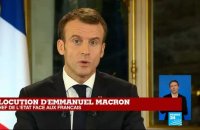 "Le salaire du Smic augmentera de 100 euros par mois à partir de janvier 2019." Emmanuel Macron