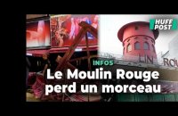 À Paris, le Moulin Rouge a perdu ses ailes (et quelques lettres) dans la nuit