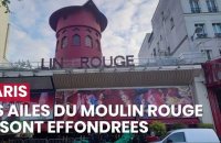 Paris : les ailes du Moulin Rouge se sont effondrées