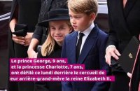 Funérailles d’Elizabeth II : la princesse Charlotte et le prince George très émus