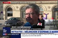 Manifestation contre la réforme des retraites - Jean-Luc Mélenchon à Marseille : "C'est une bonne préparation pour la journée du 10"