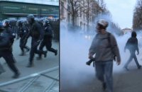 Retraites: quelques heurts lors de la manifestation à Lille