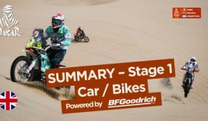 Summary - Car/Bike - Stage 1 (Lima / Pisco) - Dakar 2018