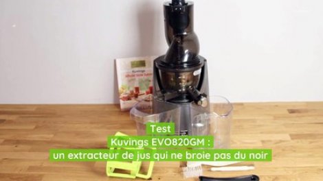 Test Extracteur de jus Moulinex Juiceo ZU150110 : à manger et à