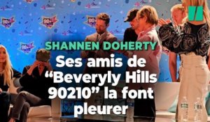 Shannen Doherty, atteinte d’un cancer, reçoit une standing ovation de ses amis de « Beverly Hills 90210 »