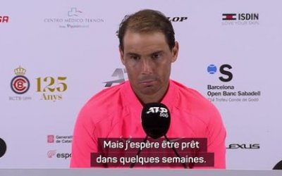 Barcelone - Nadal : "Avoir pu dire adieu à ce tournoi sur le court signifie beaucoup pour moi"