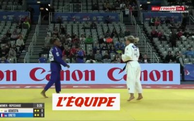 Astride Gneto éliminée en repêchages - Judo - Euro
