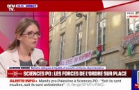 "Ça n'est pas l'école que j'ai connu": Aurore Bergé réagit au blocage de Sciences Po Paris par des manifestants pro-Palestine