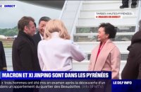 Xi Jinping et son épouse viennent d'atterrir à Tarbes pour leur déjeuner à La Mongie avec Emmanuel et Brigitte Macron