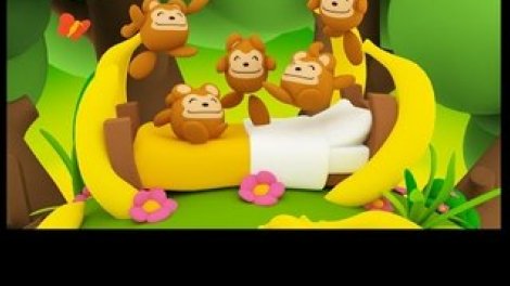 Cinq Petits Singes Sautant Sur Le Lit Comptines Pour Enfants Titounis Sur Orange Videos