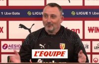 Franck Haise (Lens) : « « Face aux gros, on n'a pas été à la hauteur » - Foot - Ligue 1
