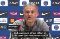 PSG - Luis Enrique : “Quelqu'un a inventé une insulte et, à partir de là, il y a des spéculations de toutes sortes”