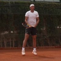 Barcelone - Nadal à l'entraînement avant de reprendre la compétition