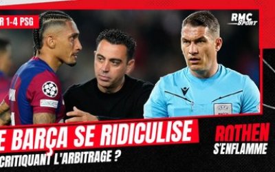 Barcelone 1-4 Paris SG : "Xavi n'accepte pas que ses joueurs ont été dépassés", juge Jérôme Rothen