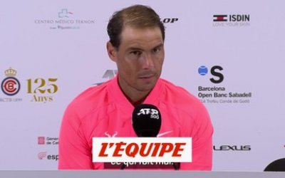 Nadal : «Avoir pu dire adieu à ce tournoi sur le court signifie beaucoup» - Tennis - Barcelone