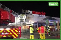 L'intermarché de Bouge victime d'un incendie