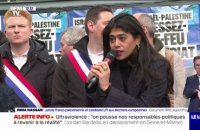 Rima Hassan, candidate "La France Insoumise" aux élections européennes, est convoquée devant la police pour "apologie d'un acte de terrorisme" le 30 avril prochain