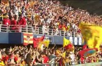 TOP 14 - Essai de Alivereti DUGUIVALU (USAP) - USA Perpignan - LOU Rugby