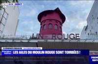 Paris: les ailes du Moulin Rouge se sont effondrées dans la nuit de mercredi à jeudi