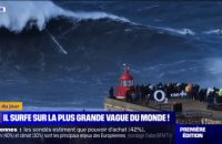 L'incroyable exploit de ce surfeur allemand sur une vague de plus de 28 mètres au Portugal