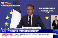 Emmanuel Macron estime que l'Europe a bâti "une vraie stratégie d'autonomie" depuis la pandémie et la guerre en Ukraine