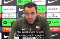 Barcelone - Xavi : "J'ai ressenti plus de confiance"
