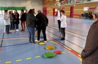 Marie-Amélie Le Fur inaugure le pôle sportif de Saint-Jean-Bonnefonds