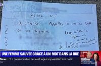 "À l'aide, on me séquestre": une femme battue sauvée grâce à un petit mot jeté par sa fenêtre à Montpellier