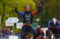Cyclisme - Grand Prix du Morbihan 2024 - Silvia Persico devant Victoire Berteau à Plumelec