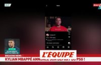 Mbappé officialise son départ - Foot - L1 - PSG