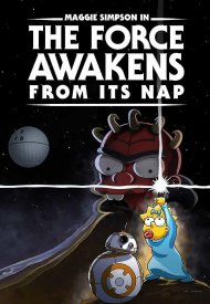 Affiche de Maggie Simpson : le réveil de la force après la sieste