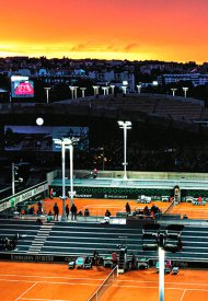 Affiche de Roland-Garros : bâtir la légende