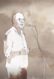 Affiche de Yann-Fañch Kemener, tremen en ur ganañ