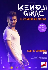 Affiche de Kendji Girac au Cinéma (Pathé Live)