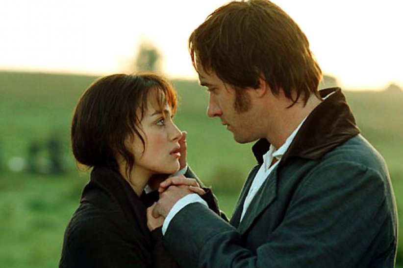 Keira Knightley et Matthew MacFadyen dans Orgueil et Préjugés Keira Knightley et Matthew MacFadyen dans Orgueil et Préjugés