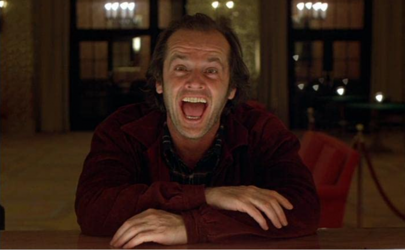 Jack Nicholson dans "Shining" (1980) de Stanley Kubrick Jack Nicholson dans "Shining" (1980) de Stanley Kubrick