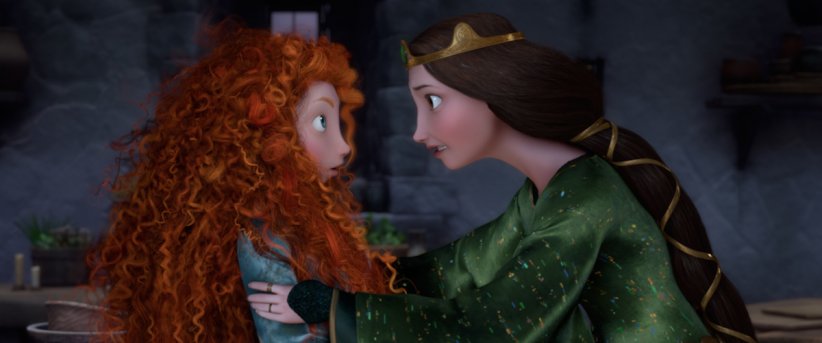 La courageuse Mérida dans "Rebelle" (2012) La courageuse Mérida dans "Rebelle" (2012)