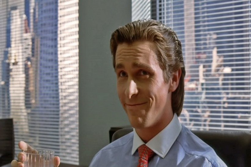 Patrick Bateman, accro à la violence, dans "American Psycho" (2000) Patrick Bateman, accro à la violence, dans "American Psycho" (2000)