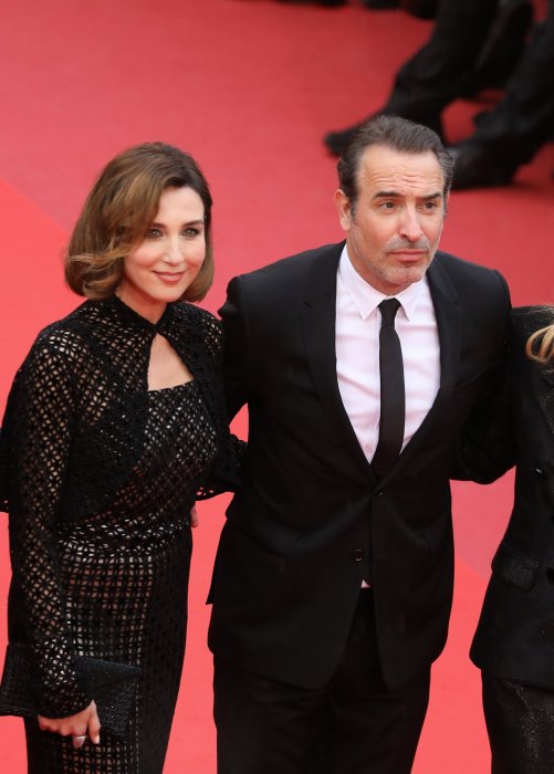 Elsa Zylberstein, Jean Dujardin : noir c'est noir Elsa Zylberstein, Jean Dujardin : noir c'est noir