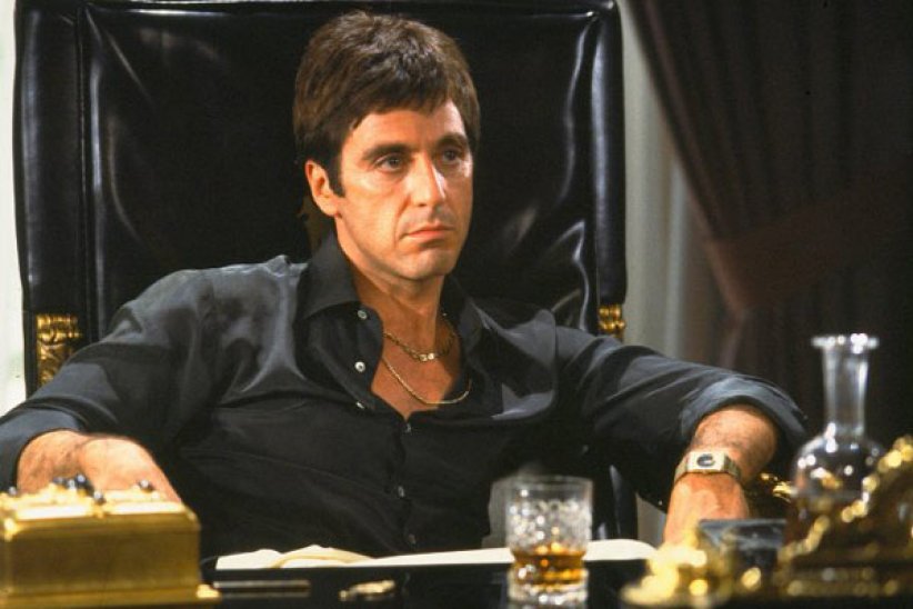 Tony Montana dans "Scarface" Tony Montana dans "Scarface"