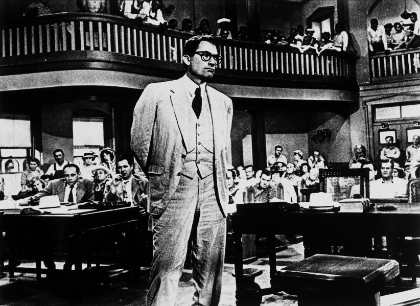 Atticus Finch dans "Du silence et des ombres" (1962) de Robert Mulligan Atticus Finch dans "Du silence et des ombres" (1962) de Robert Mulligan