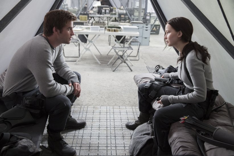 Jennifer Lawrence et Liam Hemsworth dans la saga Hunger Games Jennifer Lawrence et Liam Hemsworth dans la saga Hunger Games