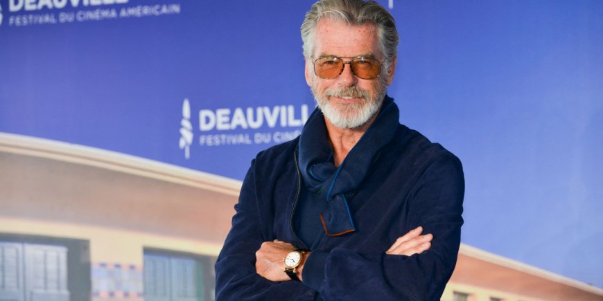 Photocall de Pierce Brosnan lors du 45e festival du cinéma américain de Deauville, le 7 septembre 2019.