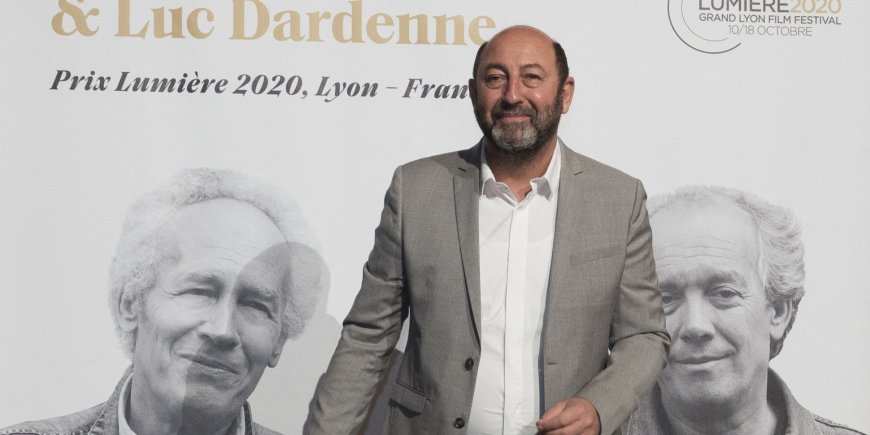 Kad Merad lors de la cérémonie de clôture de la 12e édition du Festival du film Lumière à Lyon, du 10 au 18 octobre 2020.